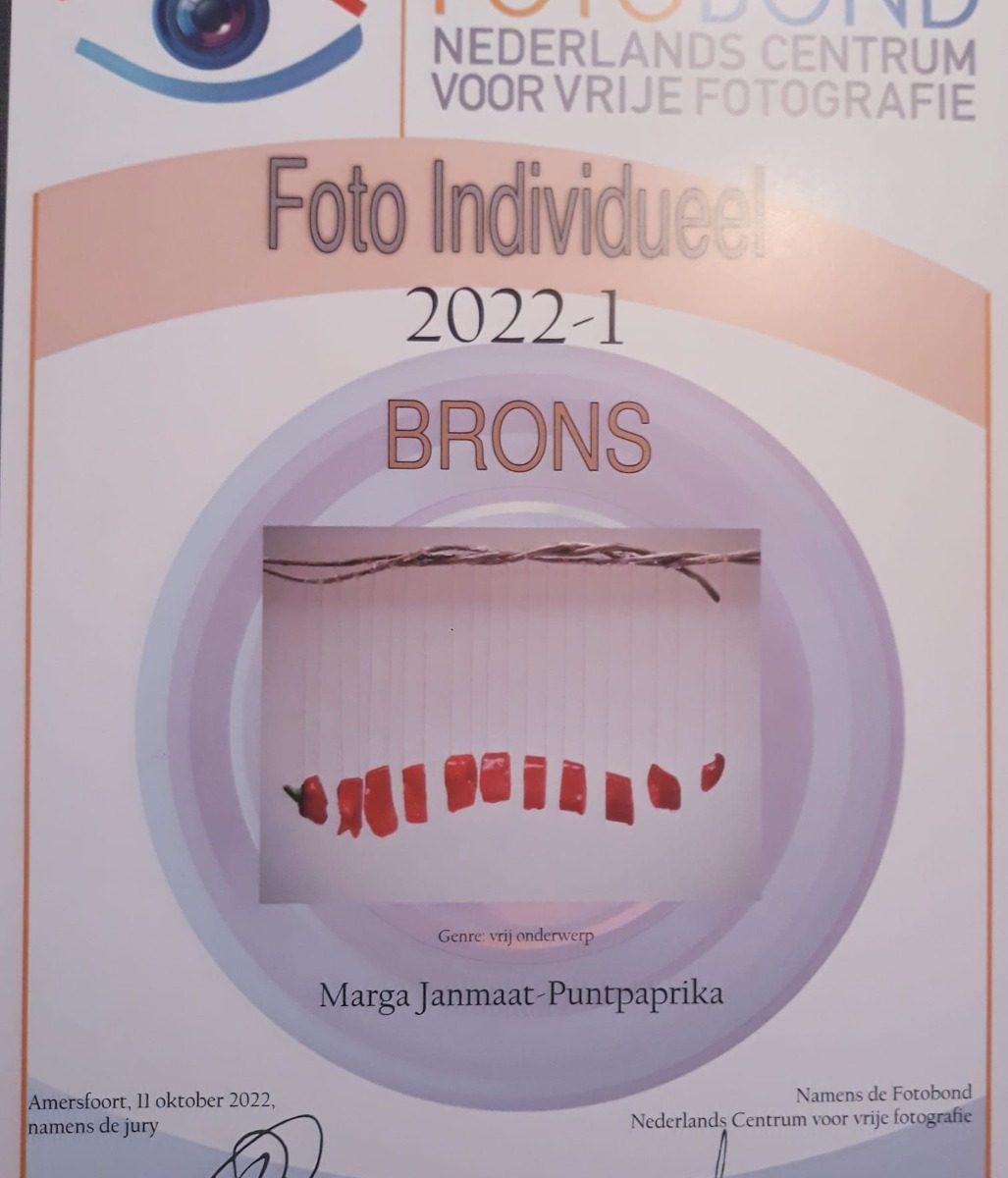 Marga Janmaat Fotobond brons
